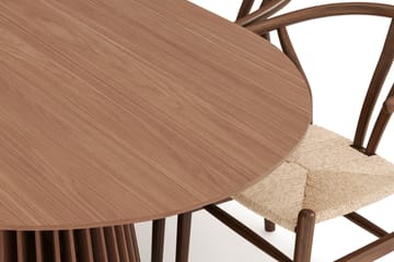 Gontas Matgrupp 200 cm Ovalt med 6 Dastoori Matstol - Valnöt - Möbler - Bord & matgrupp - Matgrupp