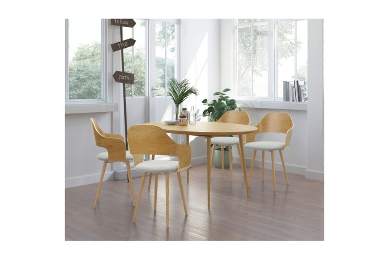 Graham Matgrupp 4-sits - Brun - Möbler - Bord & matgrupp - Matgrupp