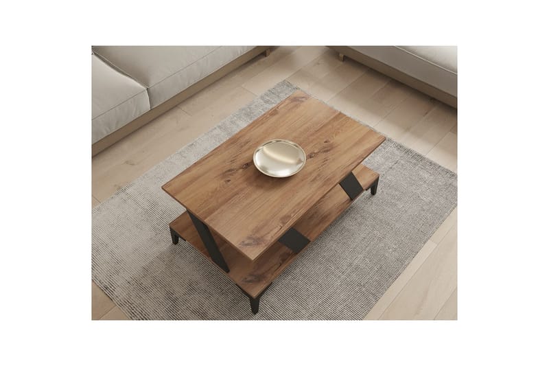 Gralen Soffbord 100 cm - Antracit/Natur - Möbler - Bord & matgrupp - Soffbord