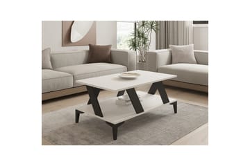 Gralen Soffbord 100 cm - Antracit/Vit - Möbler - Bord & matgrupp - Soffbord