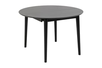Grasonville Förlängningsbar Matgrupp 115-154 cm + 4 st Matstolar - Svart - Möbler - Bord & matgrupp - Matgrupp