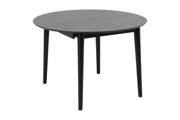 Grasonville Förlängningsbar Matgrupp 115-154 cm + 4 st Matstolar - Svart - Möbler - Bord & matgrupp - Matgrupp