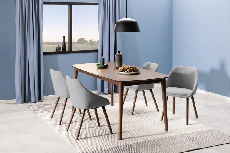 Grasonville Matbord 219x90 cm - Valnöt - Möbler - Bord & matgrupp - Matbord & köksbord