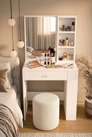 Gravo Sminkbord 69,4x135x40 cm - Vit - Möbler - Bord & matgrupp - Sminkbord & toalettbord