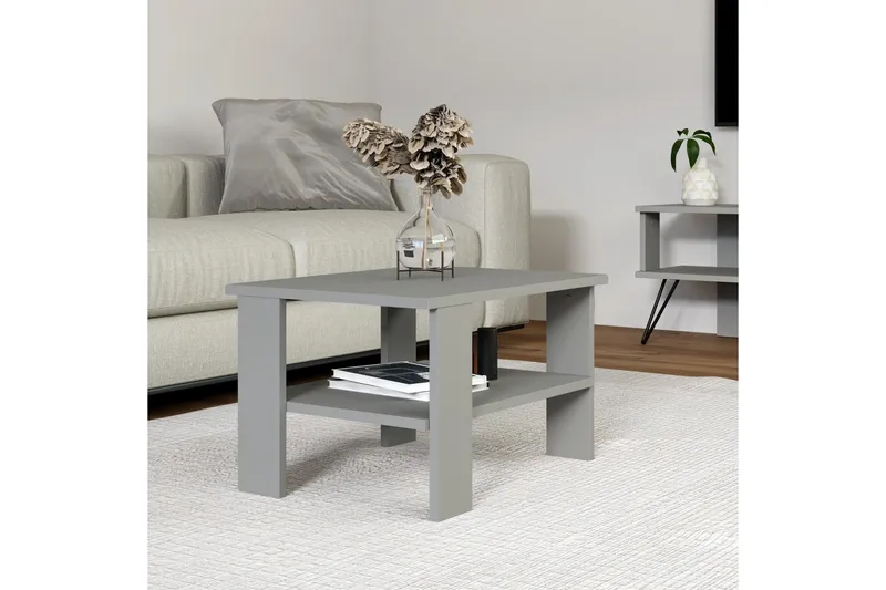 Greger Soffbord 60 cm, Grå