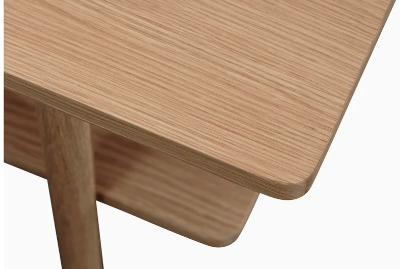 Grumio Rektangulärt Soffbord 120 cm med Hylla i Massivt Trä och Träfanér - Beige - Möbler - Bord & matgrupp - Soffbord