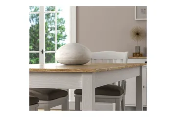 Gulbahar Matbord 180 cm Rektangulär - Natur/Vit - Möbler - Bord & matgrupp - Matbord & köksbord