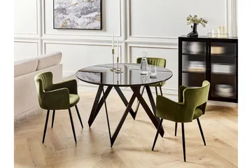 Gunden Matbord 120 cm Rund - Svart - Möbler - Bord & matgrupp - Matbord & köksbord