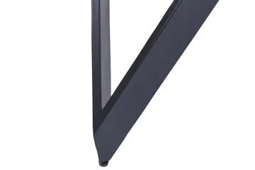 Gunden Runt Matbord 120 cm med Metallutseende - Svart - Möbler - Bord & matgrupp - Matbord & köksbord