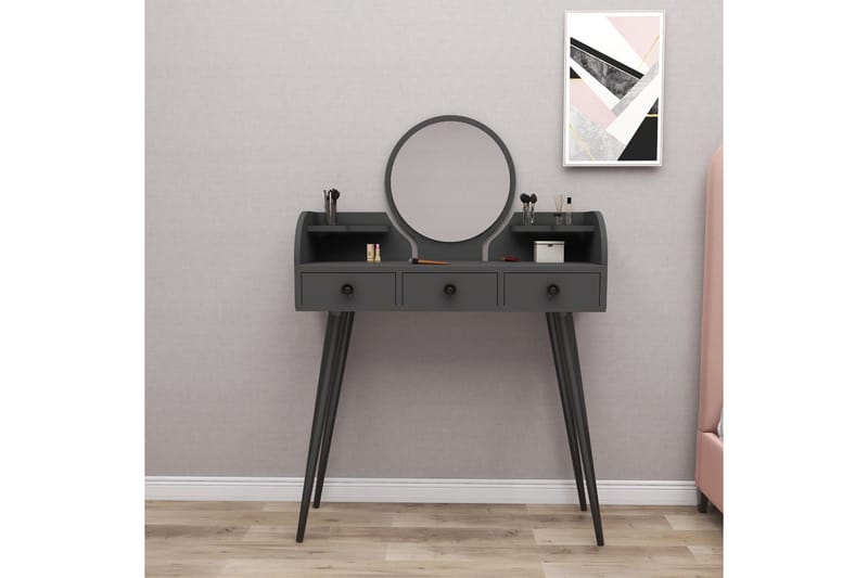 Habiba Sminkbord 93,6 cm - Antracit - Möbler - Bord & matgrupp - Sminkbord & toalettbord