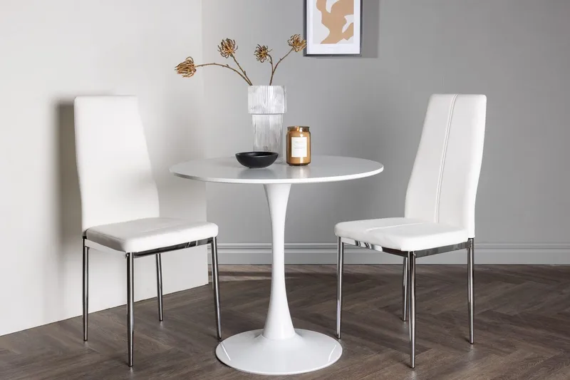Hamden Matbord 80 cm med 2 Pastill Matstol