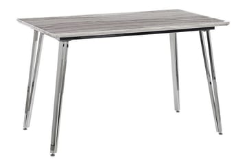 Hamiota Matbord 70x120 cm - Vit/Silver - Möbler - Bord & matgrupp - Matbord & köksbord