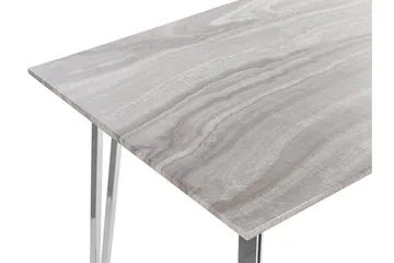 Hamiota Matbord 70x120 cm - Vit/Silver - Möbler - Bord & matgrupp - Matbord & köksbord