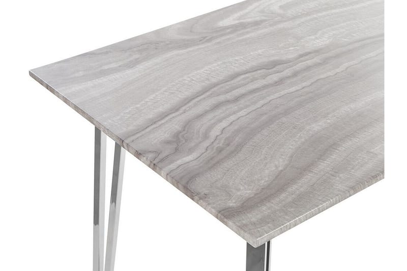 Hamiota Matbord 70x120 cm - Vit/Silver - Möbler - Bord & matgrupp - Matbord & köksbord