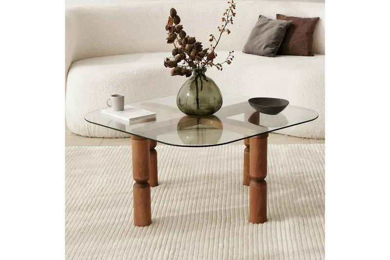 Harman Soffbord 80 cm - Valnöt - Möbler - Bord & matgrupp - Soffbord