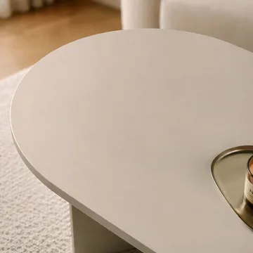 Hasina Soffbord 119 cm Oval - Mink - Möbler - Bord & matgrupp - Soffbord
