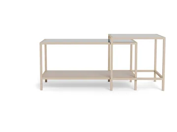 Hasslevik Soffbord 90 cm - Klar/Grå - Möbler - Bord & matgrupp - Soffbord - Soffbord med förvaring