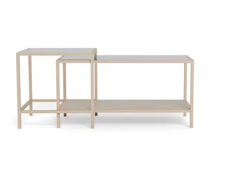 Hasslevik Soffbord 90 cm - Klar/Grå - Möbler - Bord & matgrupp - Soffbord - Soffbord med förvaring