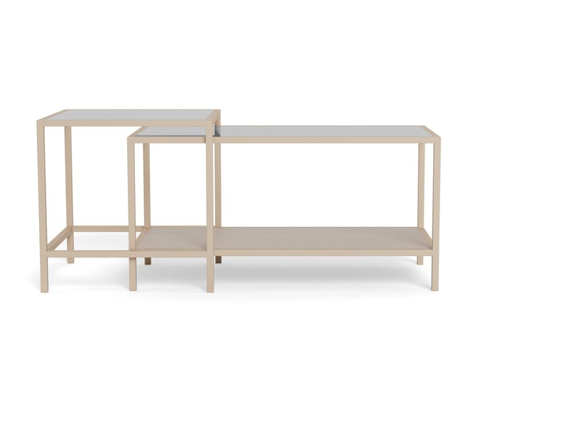 Hasslevik Soffbord 90 cm - Klar/Grå - Möbler - Bord & matgrupp - Soffbord - Soffbord med förvaring