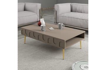 Hazim Soffbord 105 cm - Guld - Möbler - Bord & matgrupp - Soffbord