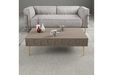 Hazim Soffbord 105 cm - Guld - Möbler - Bord & matgrupp - Soffbord