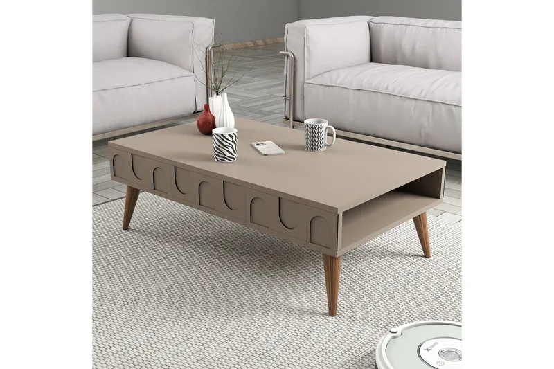 Hazim Soffbord 105 cm - Valnöt - Möbler - Bord & matgrupp - Soffbord