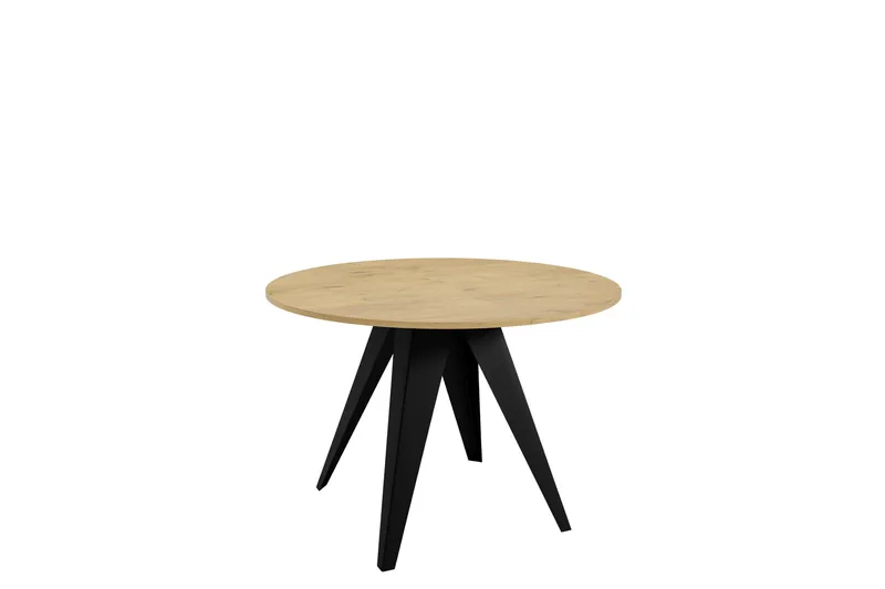 Hoban Matbord 128 cm, Svart/Beige