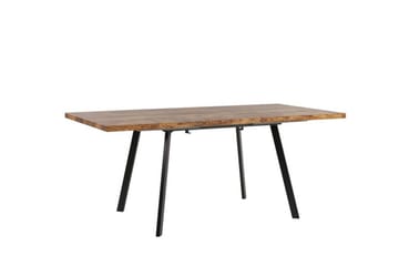 Matbord Hadham 180 cm Hopfällbart - Ljusbrun/Svart - Möbler - Bord & matgrupp - Klaffbord & hopfällbart bord