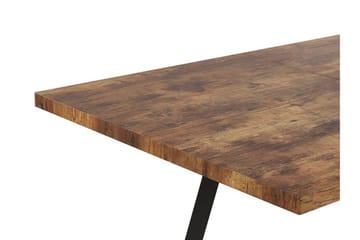Matbord Hadham 180 cm Hopfällbart - Ljusbrun/Svart - Möbler - Bord & matgrupp - Klaffbord & hopfällbart bord