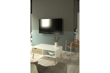 Hostafranc Soffbord 98,7 cm - Natur/Vit - Möbler - Bord & matgrupp - Soffbord