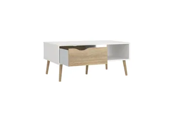 Hostafranc Soffbord 98,7 cm - Natur/Vit - Möbler - Bord & matgrupp - Soffbord