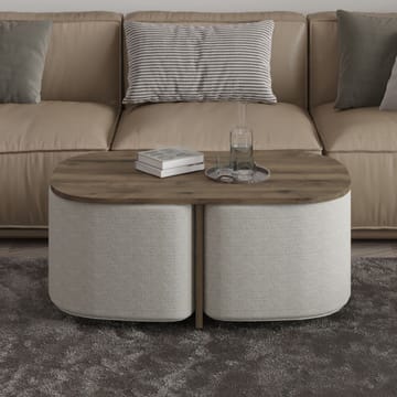 Hu Soffbordsset 90x42,9x45 cm - Antik valnöt - Möbler - Bord & matgrupp - Soffbord