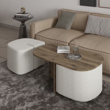 Hu Soffbordsset 90x42,9x45 cm - Antik valnöt - Möbler - Bord & matgrupp - Soffbord