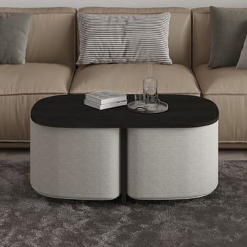 Hu Soffbordsset 90x42,9x45 cm - Svart - Möbler - Bord & matgrupp - Soffbord