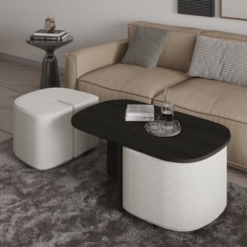 Hu Soffbordsset 90x42,9x45 cm - Svart - Möbler - Bord & matgrupp - Soffbord