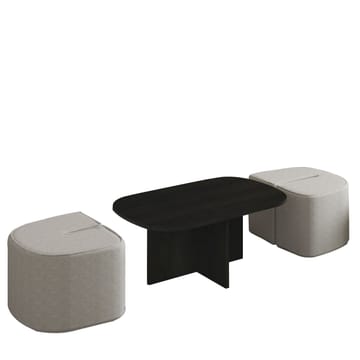 Hu Soffbordsset 90x42,9x45 cm - Svart - Möbler - Bord & matgrupp - Soffbord