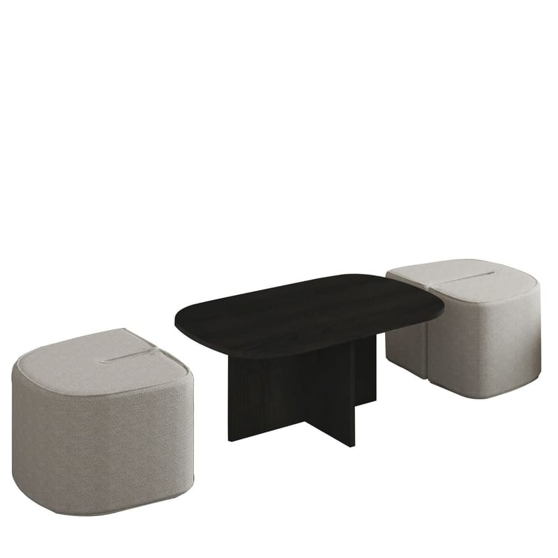 Hu Soffbordsset 90x42,9x45 cm - Svart - Möbler - Bord & matgrupp - Soffbord