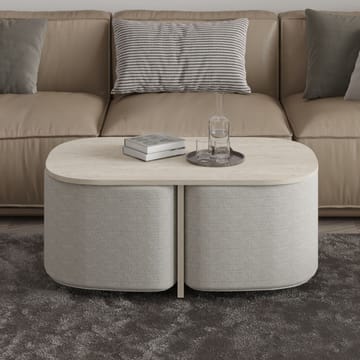 Hu Soffbordsset 90x42,9x45 cm - Travertin - Möbler - Bord & matgrupp - Soffbord