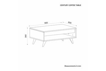 Hume Soffbord 90 cm - Valnöt - Möbler - Bord & matgrupp - Soffbord