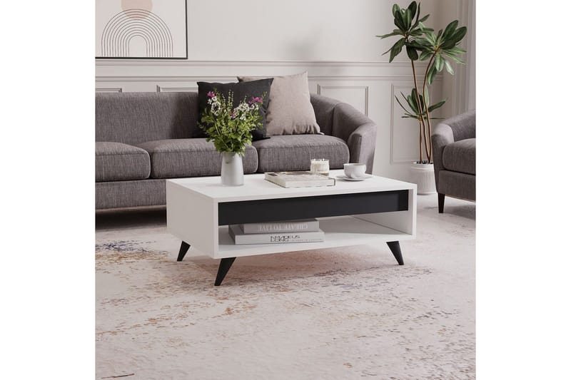 Hume Soffbord 90 cm - Vit - Möbler - Bord & matgrupp - Soffbord