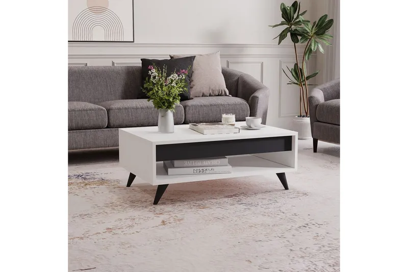 Hume Soffbord 90 cm - Vit - Möbler - Bord & matgrupp - Soffbord