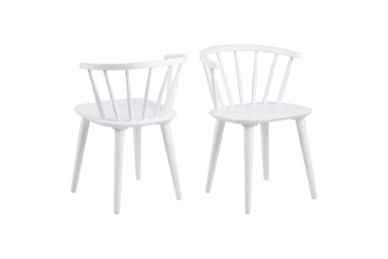 Ibiza Matgrupp Rund 110 cm + 4 st Matstolar - Vit - Möbler - Bord & matgrupp - Matgrupp