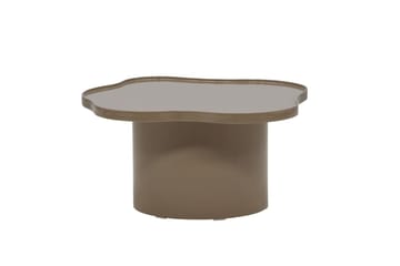 Ilse Asymmetriskt Soffbord 90 cm i Metall - Taupe - Möbler - Bord & matgrupp - Soffbord