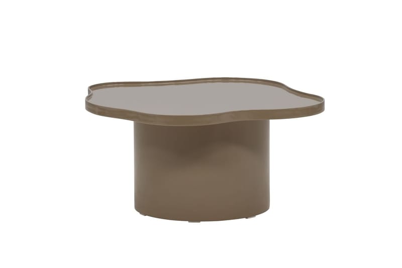 Ilse Asymmetriskt Soffbord 90 cm i Metall - Taupe - Möbler - Bord & matgrupp - Soffbord