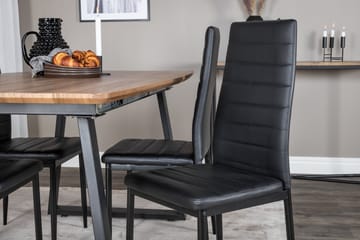 Inca Matgrupp 160 cm Rektangulär med 4 Slim stolar - Möbler - Bord & matgrupp - Matgrupp