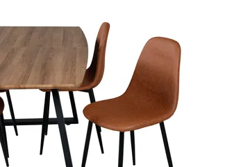 Inca Matgrupp 160 cm Rektangulär med 4 Polar stolar - Möbler - Bord & matgrupp - Matgrupp
