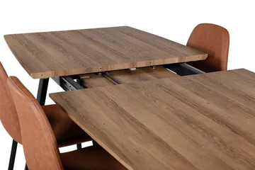 Inca Matgrupp 160 cm Rektangulär med 4 Polar stolar - Möbler - Bord & matgrupp - Matgrupp