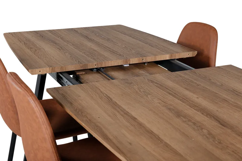 Inca Matgrupp 160 cm Rektangulär med 4 Polar stolar - Möbler - Bord & matgrupp - Matgrupp