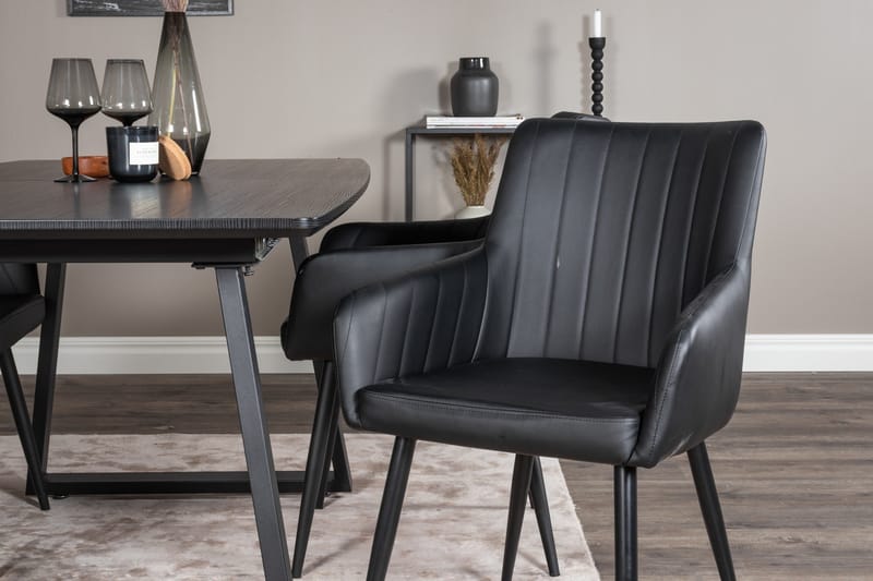Inca Matgrupp Förlängningsbar 160 cm Rektangulär med 4 Comfort stolar - Möbler - Bord & matgrupp - Matgrupp