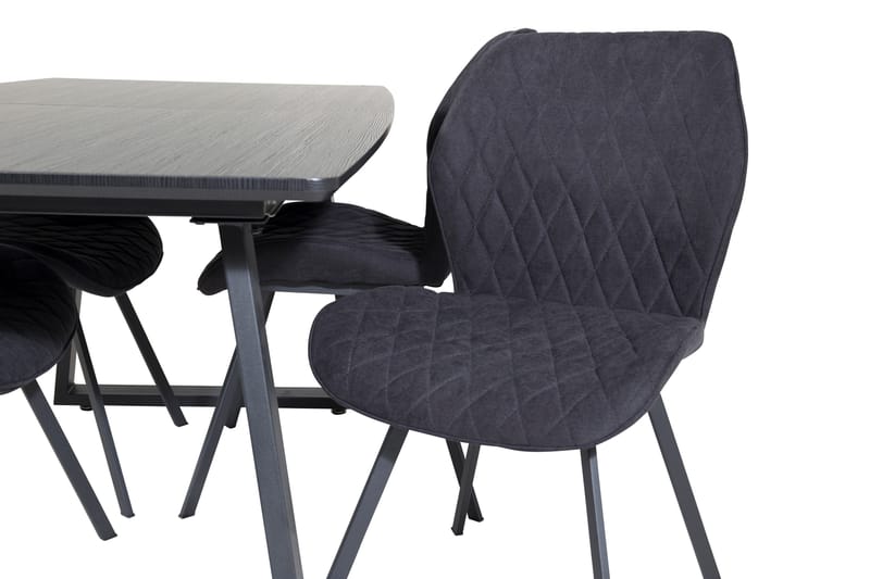 Inca Matgrupp Förlängningsbar 160 cm Rektangulär med 4 Gemma stolar - Möbler - Bord & matgrupp - Matgrupp